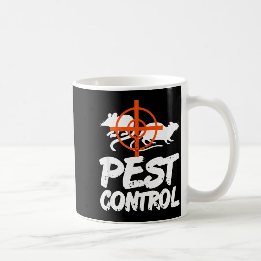 Funny Pest Control Humor For Rat Hunters & Tra Koffiemok (Rechts)