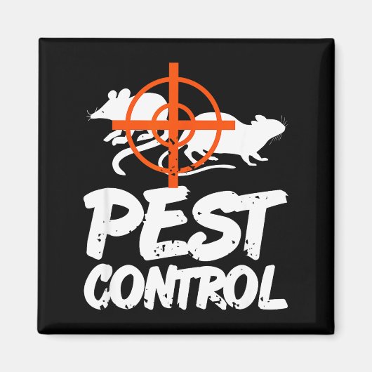 Funny Pest Control Humor For Rat Hunters & Tra Magneet (Voorkant)