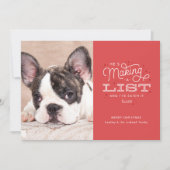 Funny Pet Noël Cartes Chien coquin (Devant)