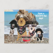Funny Pet Pirate Day carte postale (Devant)