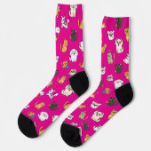 Funny Pets Pattern Crew Socks Sokken (Links)