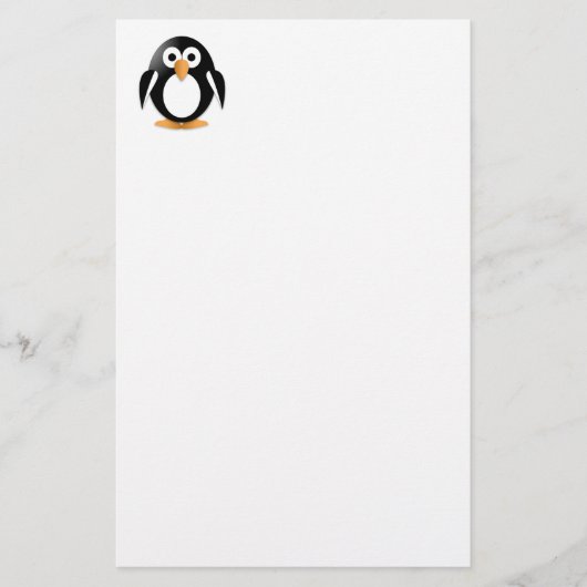 Funny pguin briefpapier (Voorkant)
