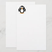 Funny pguin briefpapier (Voorkant / Achterkant)