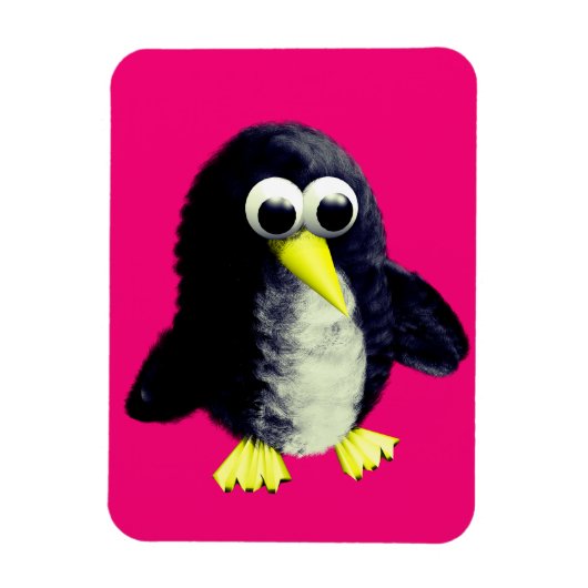 Funny pguin magneet (Verticaal)