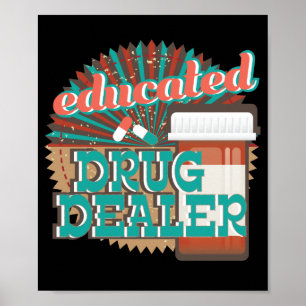 Funny Pharmacist Pharmacy Tech Gift Poster