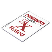 Funny Pharmacists zijn rX-gecertificeerd Notitieboek (Linkerzijde)