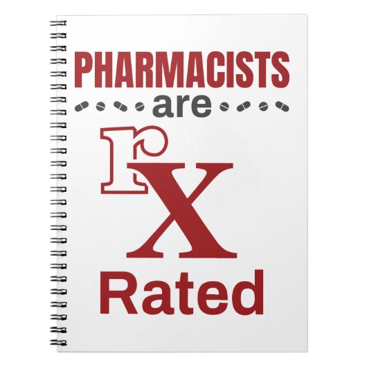 Funny Pharmacists zijn rX-gecertificeerd Notitieboek (Voorkant)