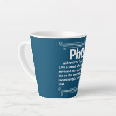 Funny PhD Doctorate Dissertation Doctor Degree Latte Mok (Linkerhoek)