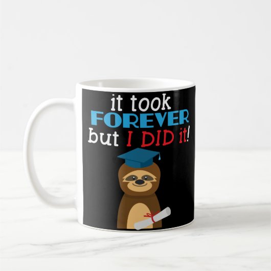 Funny PhD Masters Degree Afstuderen Coffee Mok (Links)