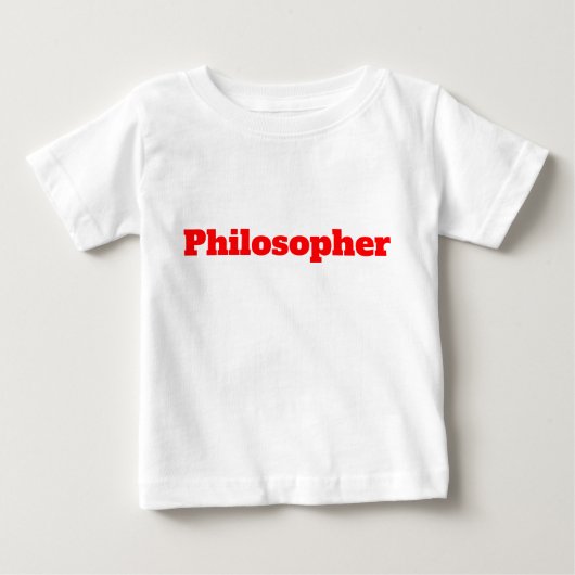 Funny Philosopher Red T-Shirt (Voorkant)