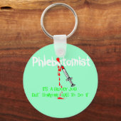 Funny Phlebotomist T-Shirts & Gifts Sleutelhanger (Voorkant)
