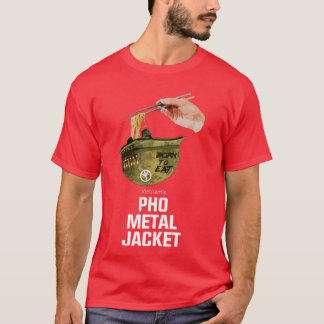 Funny Pho Vietnams Pho Metal Jacket Gamer Gift for T-shirt