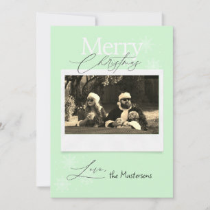 Funny Photo de famille Carte de voeux de Noël