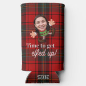 Funny Photo Face Elfed Up Christmas Custom Gift (Achterkant)