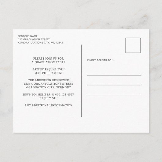 Funny Photo Home School Dog Class 2021 Afstuderen Uitnodiging Briefkaart (Achterkant)