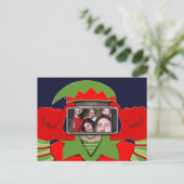 Funny Photo Kerstmis Feestdagenkaart (Staand voorkant)