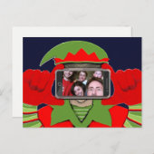 Funny Photo Kerstmis Feestdagenkaart (Voorkant / Achterkant)