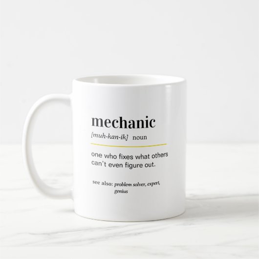 Funny photographer Gift Coffee Mug (Gauche)
