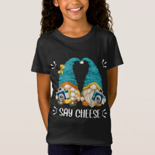 Funny Photography Camera Gnomen voor fotografen T-shirt