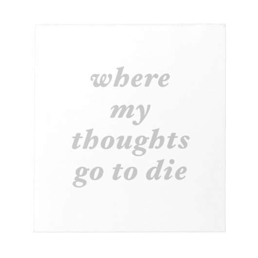 Funny Phrase Notitieblok (Voorkant)