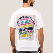 Funny Phrases T-shirt (Achterkant)