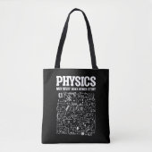 Funny Physicists Teacher Student Physics Science Draagtas (Voorkant)
