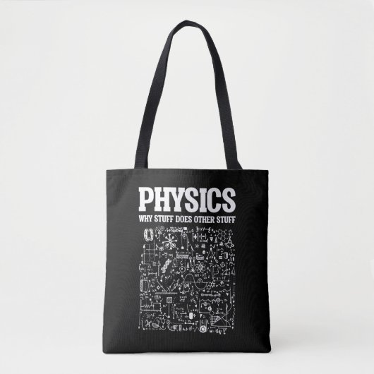 Funny Physicists Teacher Student Physics Science Draagtas (Voorkant)