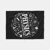 Funny Physics Quote For Science Lovers And Stem St Fleece Deken (Voorkant (Horizontaal))