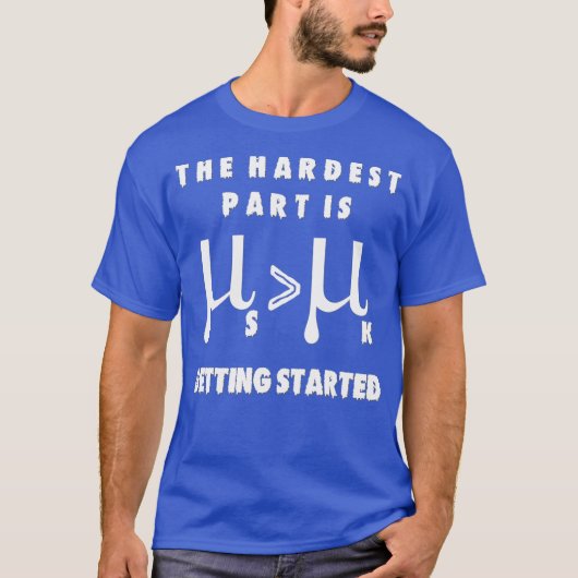 Funny Physics Science Funny Lazy Newton Law T-shirt (Voorkant)