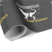 Funny Physics Science Schroedingers Cat Cadeaupapier (Rol Hoek)