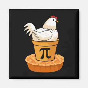 Funny Pi Day - Chicken Pot Pie - Wiskunde wiskunde Magneet