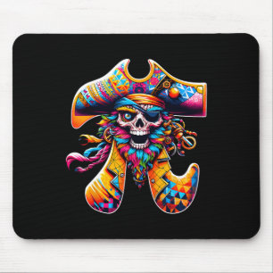 Funny Pi Day Pirate Pi Symbool Wiskunde Kleurrijke Muismat