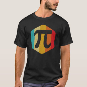 Funny Pi Day  Retro Nerd Geek Wiskunde Pie 3.14 T-shirt