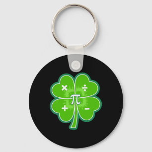 Funny Pi Day Wiskunde Patricks Day Luck Shamrock G Sleutelhanger