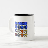 Funny Pi Menu Coffee Mug – Math Lover Gift (Devant gauche)