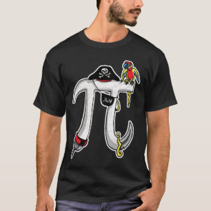Funny Pi rate Pi Day Humor T-shirt