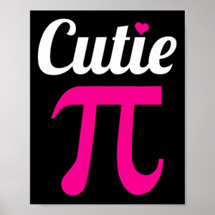 Funny Pi Symbol Shirt Cutie Pi National Pi Day Gif Poster