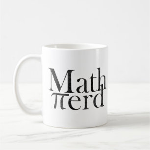 Funny Pi Wiskunde Nerd Science Teacher Zwart-wit Koffiemok