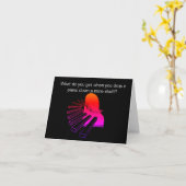 Funny Piano Joke Carte d'anniversaire (Fleur jaune)
