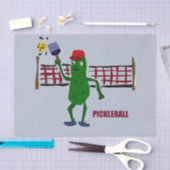 Funny Pickle die Pickleball Kunstontwerp speelt Tissuepapier (Craft)