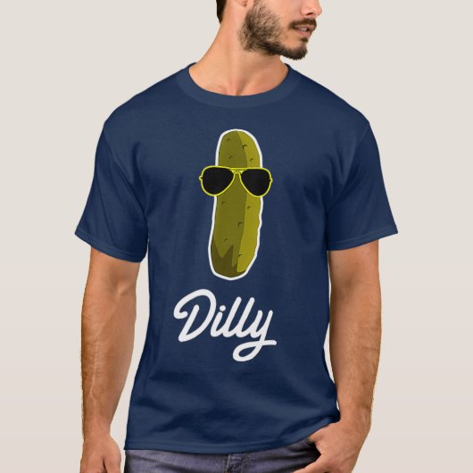 Funny Pickle Dilly Food Gift T-shirt (Voorkant)