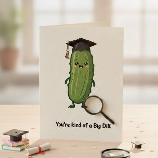 Funny Pickle Graduation High School Downloadable Kaart