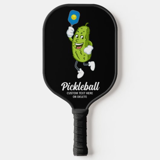 Funny Pickle Pickleball Custom Text Pickleball Paddle (Voorkant)