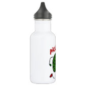 Funny Pickle Spelling Pickleball Action Design Waterfles (Links)