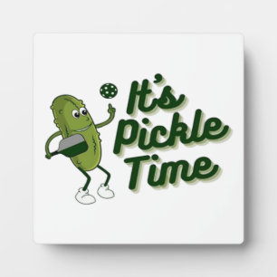 Funny Pickle Spelling Pickleball Fotoplaat