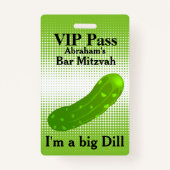 Funny Pickle VIP Party Badge (Voorkant)