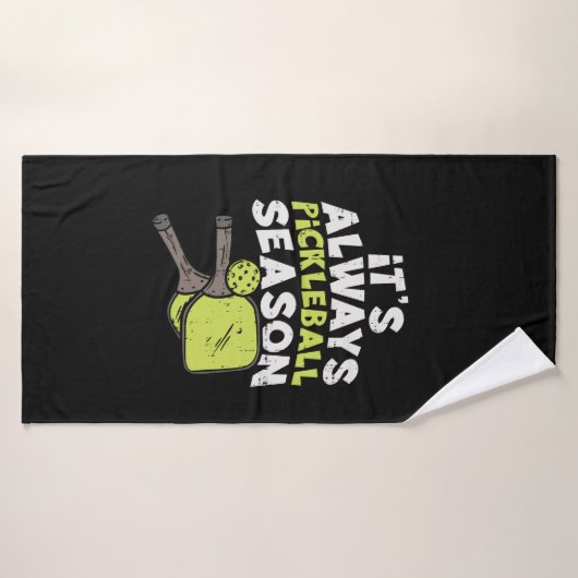 Funny Pickleball (Serviette de bain)