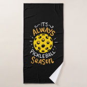 Funny Pickleball (Serviette de bain)