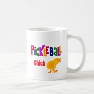 Funny Pickleball Chick Art Koffiemok
