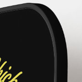 Funny Pickleball Chick Custom met Name Pickleball Paddle (Links Detail)